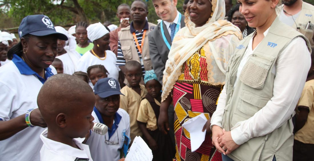 Princess Haya Bint Al Hussein visits UN-supported projects in Liberia and calls for greater efforts to address malnutrition