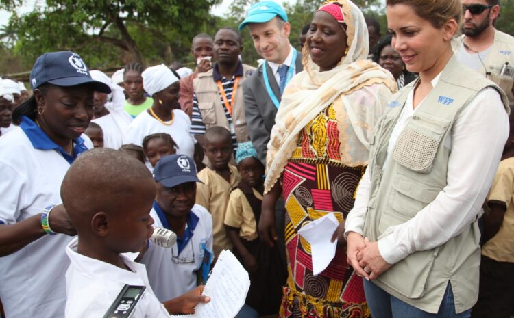  Princess Haya Bint Al Hussein visits UN-supported projects in Liberia and calls for greater efforts to address malnutrition
