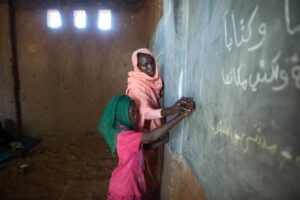 Chad. Educate A Child (EAC) program in Djabal Refugee Camp