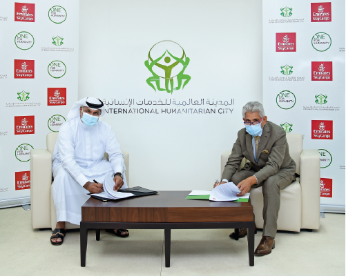 Emirates SkyCargo signs humanitarian logistics MoU with International Humanitarian City
